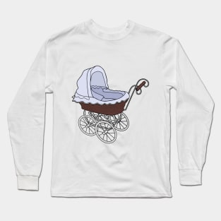 Stroller cartoon illustration Long Sleeve T-Shirt